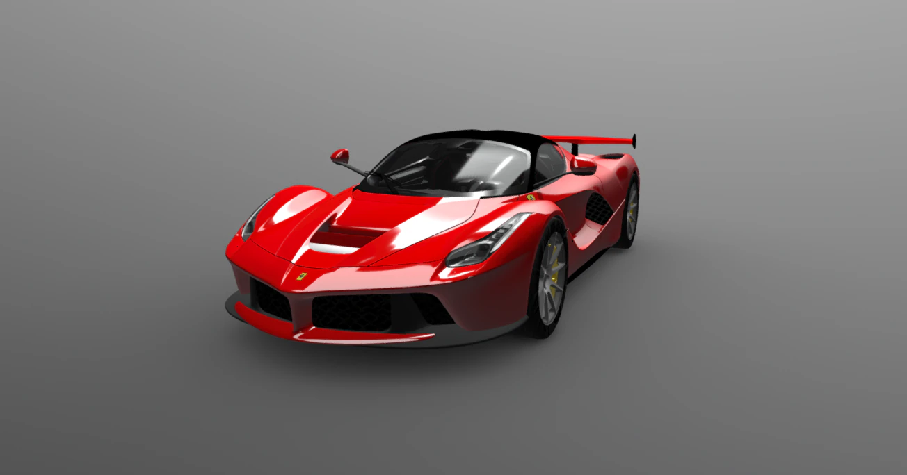laferrari 3D Model .c4d .max .obj .3ds .fbx .stl .blend 