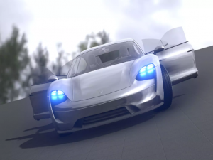 porsche taycan Model 3D