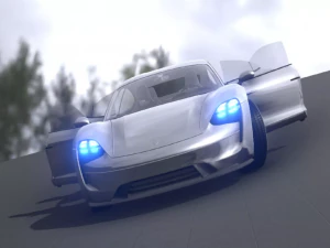 Porsche Taycan Modello 3D