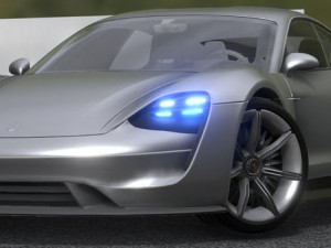 porsche taycan 3D 模型