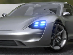 porsche taycan 3D Model