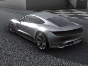 porsche taycan 3D 模型