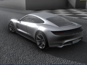 porsche taycan 3D Model