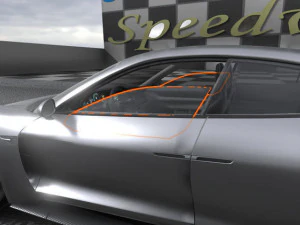 porsche taycan 3D Model