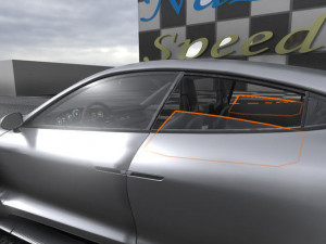 porsche taycan 3D 模型