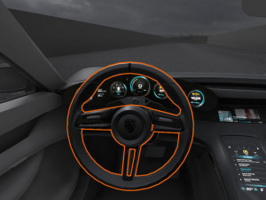 porsche taycan 3D 模型