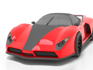 cheetah sports car lite Model 3D