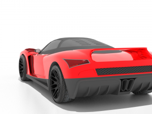 cheetah sports car lite 3D-Modell