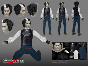 johnny depp Modelo 3D