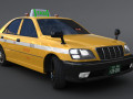 Tokyo taxi yellow Modelo 3D