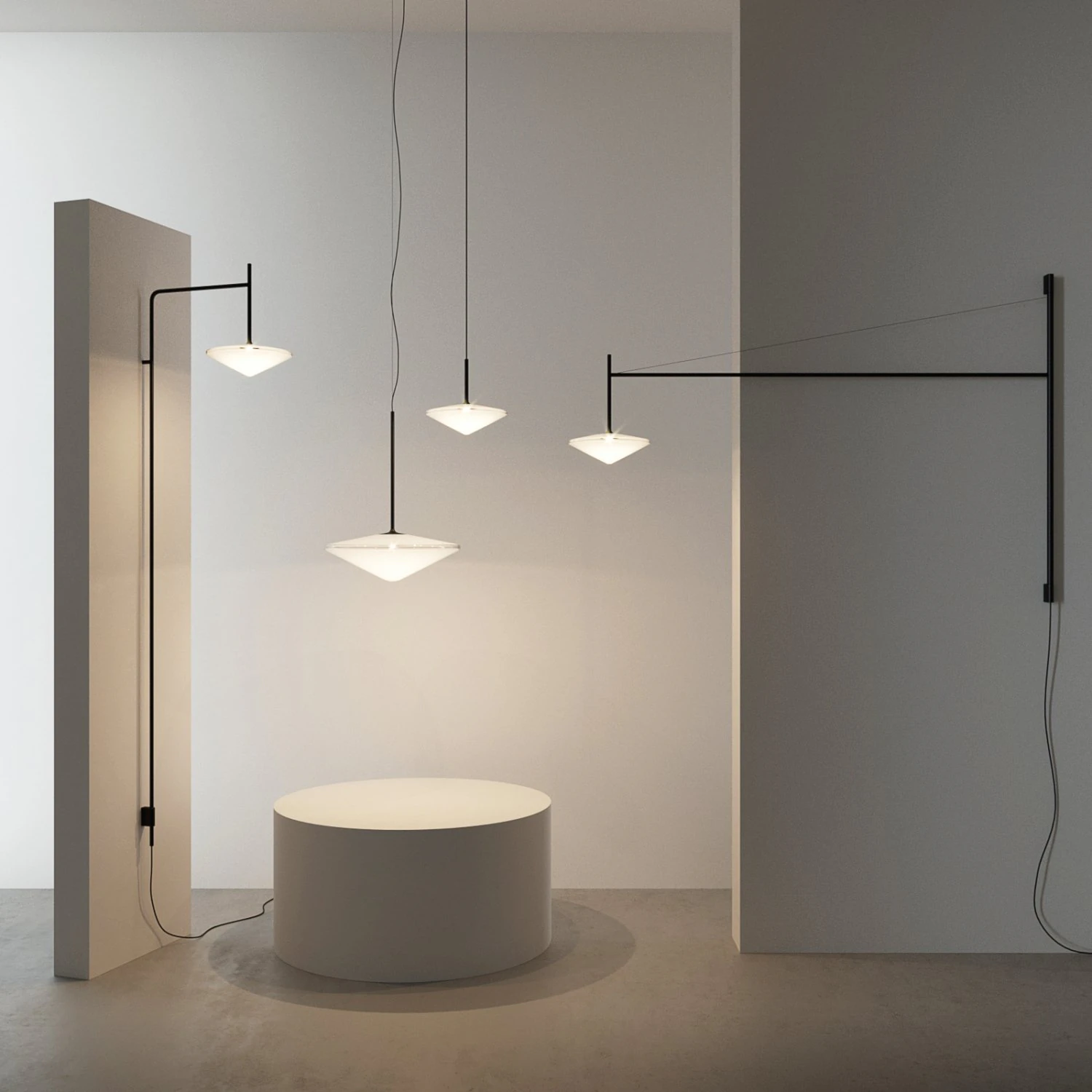 Vibia 세트 01의 템포 3D 모델 .c4d .max .obj .3ds .fbx .stl .blend 