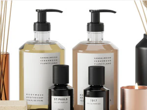 bathroom accessories set 01 3D Model