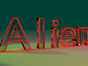 3Dテキスト 3Dモデル