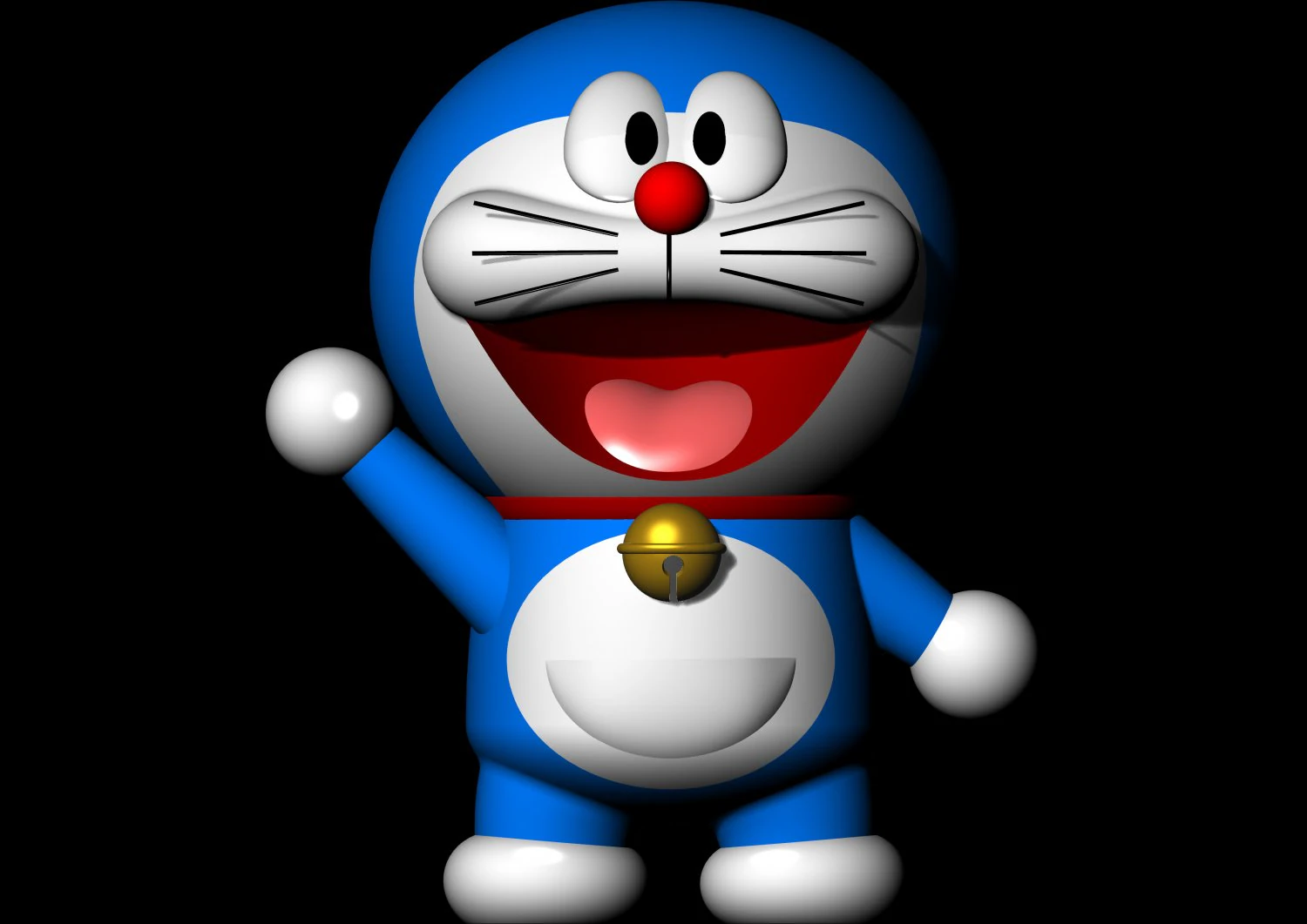 doraemon 3D Model .c4d .max .obj .3ds .fbx .stl .blend 