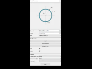 ilogic - round tubing 3D Model