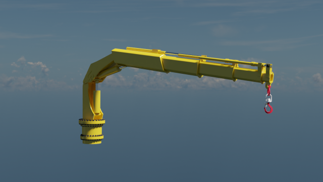 knuckleboom Model 3D .c4d .max .obj .3ds .fbx .stl .blend 