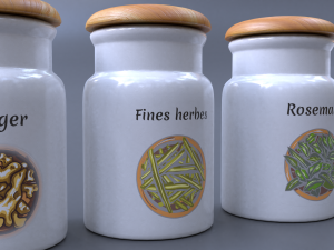 spices jar 3D मॉडल