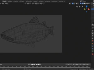 seabass fish 3D Model