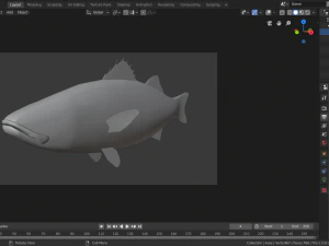 seabass fish 3D Model