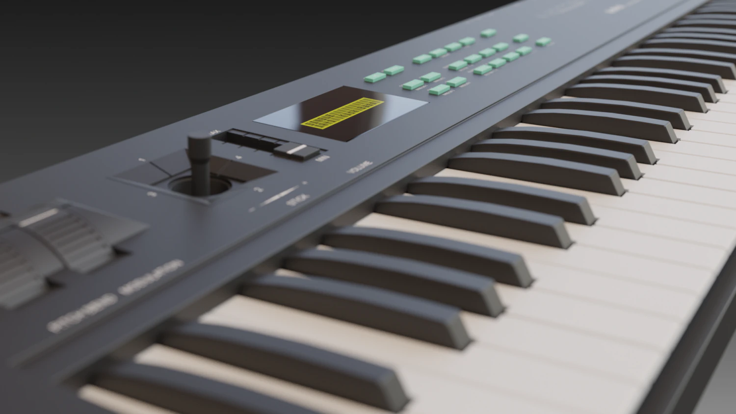 kawai k1 synthesizer 3D Model .c4d .max .obj .3ds .fbx .stl .blend 