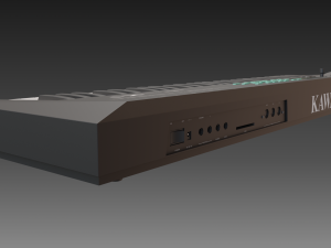 kawai k1 synthesizer 3D मॉडल
