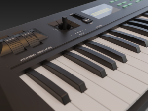 kawai k1 synthesizer 3D मॉडल