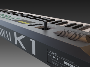kawai k1 synthesizer 3D मॉडल