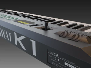 kawai k1 synthesizer 3D Model