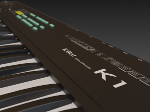 kawai k1 synthesizer 3D मॉडल