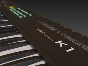 kawai k1 synthesizer 3D Model