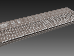 kawai k1 synthesizer 3D मॉडल