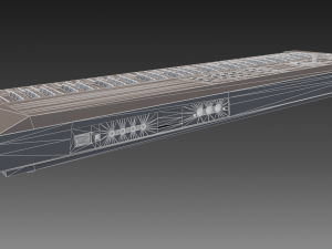 kawai k1 synthesizer 3D मॉडल