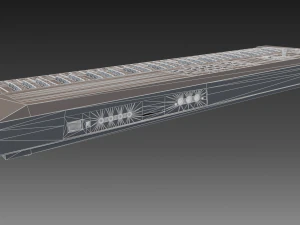 kawai k1 synthesizer 3D Model