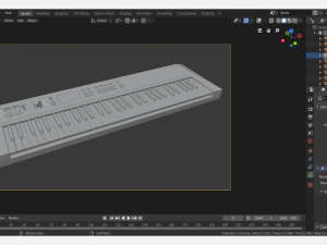 kawai k1 synthesizer 3D Model