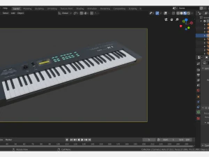 kawai k1 synthesizer 3D Model