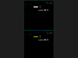 kawai k1 synthesizer 3D मॉडल