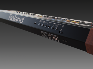 roland juno 6 synthesizer 3D मॉडल