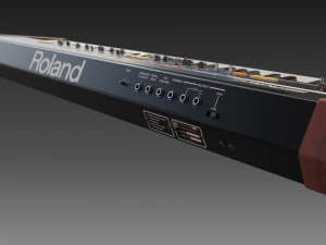 roland juno 6 synthesizer 3D Model