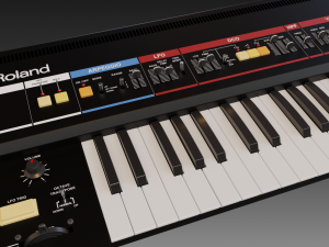 roland juno 6 synthesizer 3D मॉडल