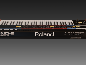 roland juno 6 synthesizer 3D मॉडल