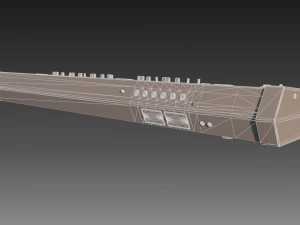 roland juno 6 synthesizer 3D Model