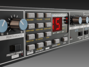 novation bassstation synthesizer 3Dモデル