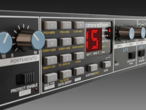 novation bassstation synthesizer 3D Model