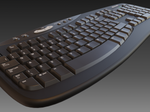 microsoft keyboard 3D Модель