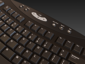 microsoft keyboard Modelo 3D
