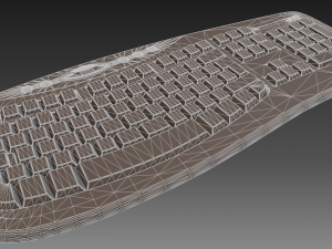 microsoft keyboard Modelo 3D