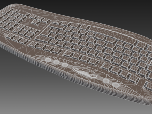 microsoft keyboard Modelo 3D