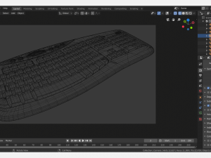 microsoft keyboard Modelo 3D