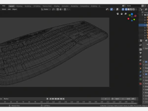 microsoft keyboard 3D Model