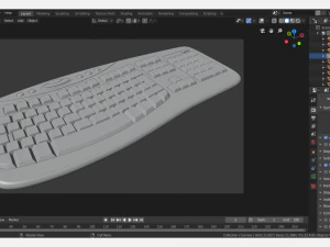 microsoft keyboard 3D Model